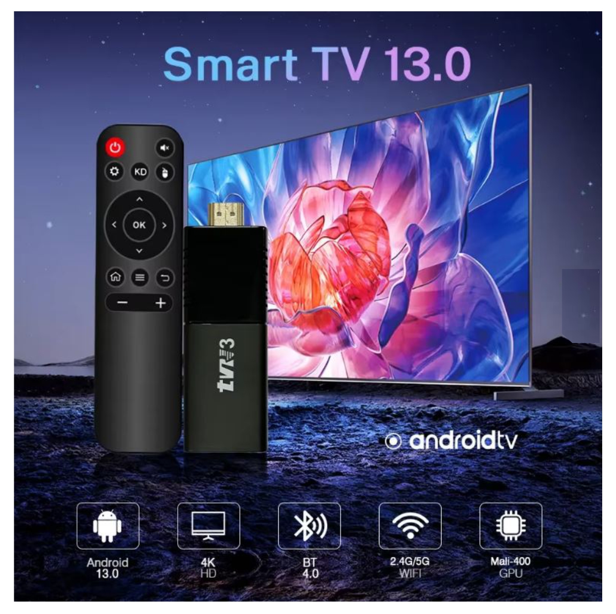 Tv Stick R3 Wifi Smart Tv SIN VOZ